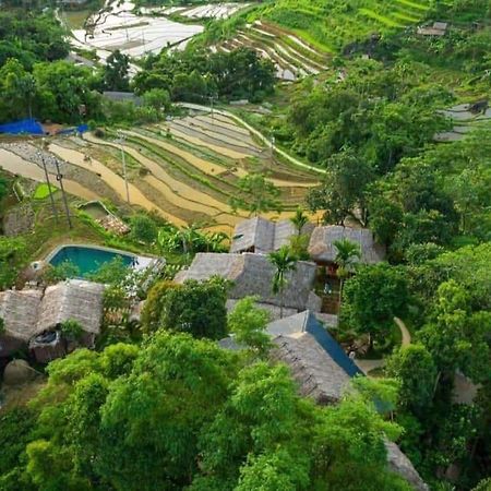 Вілла Puluong Bamboo Huong Ba Thuoc Екстер'єр фото