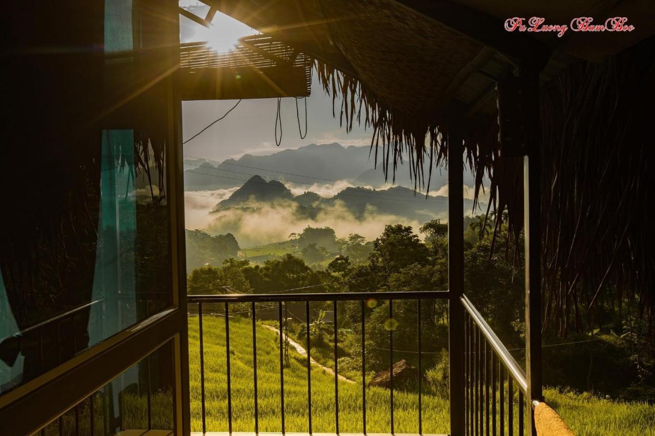 Вілла Puluong Bamboo Huong Ba Thuoc Екстер'єр фото